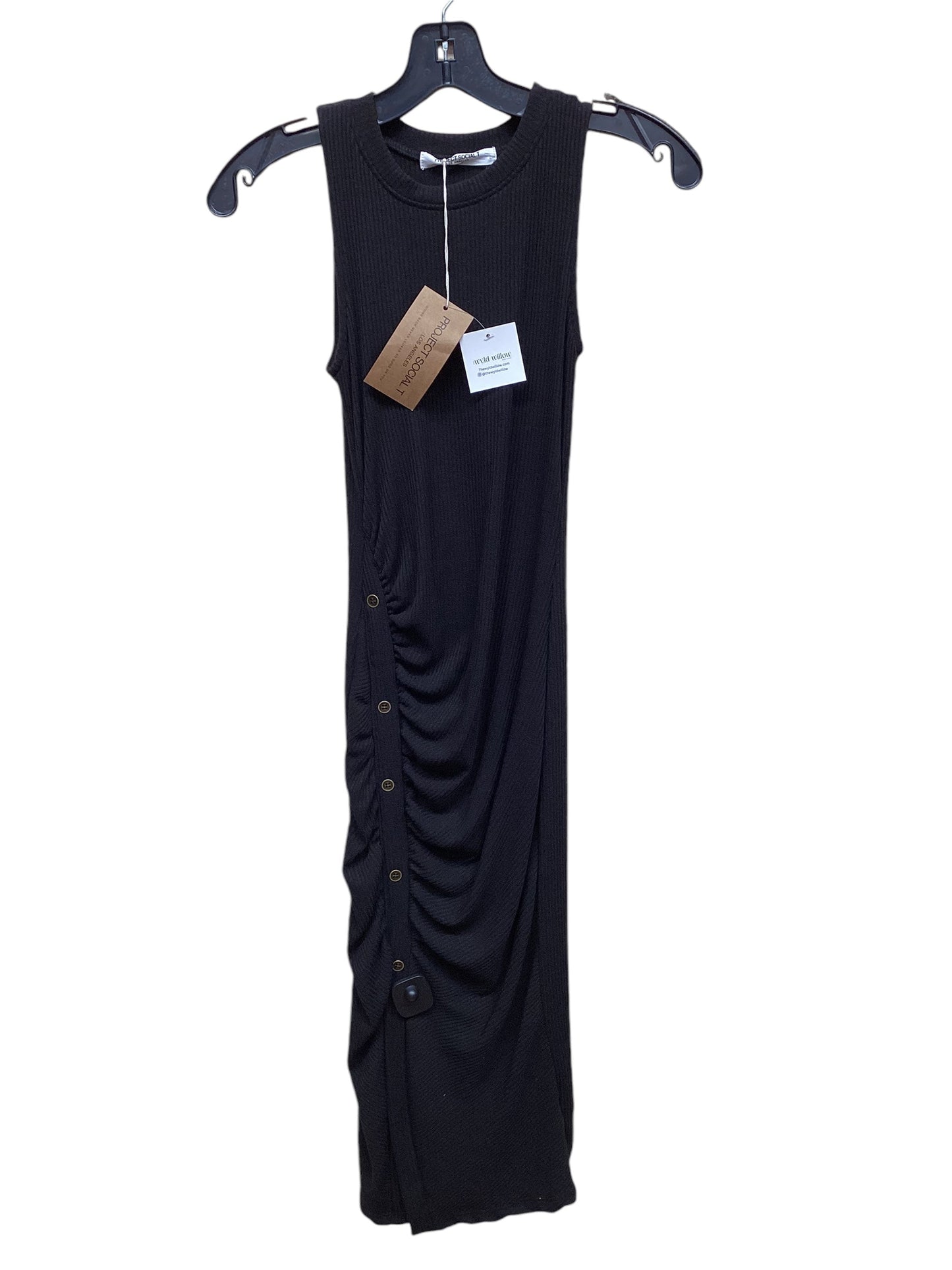 Dress Casual Maxi By Project Social Tee In Black, Size: Xs