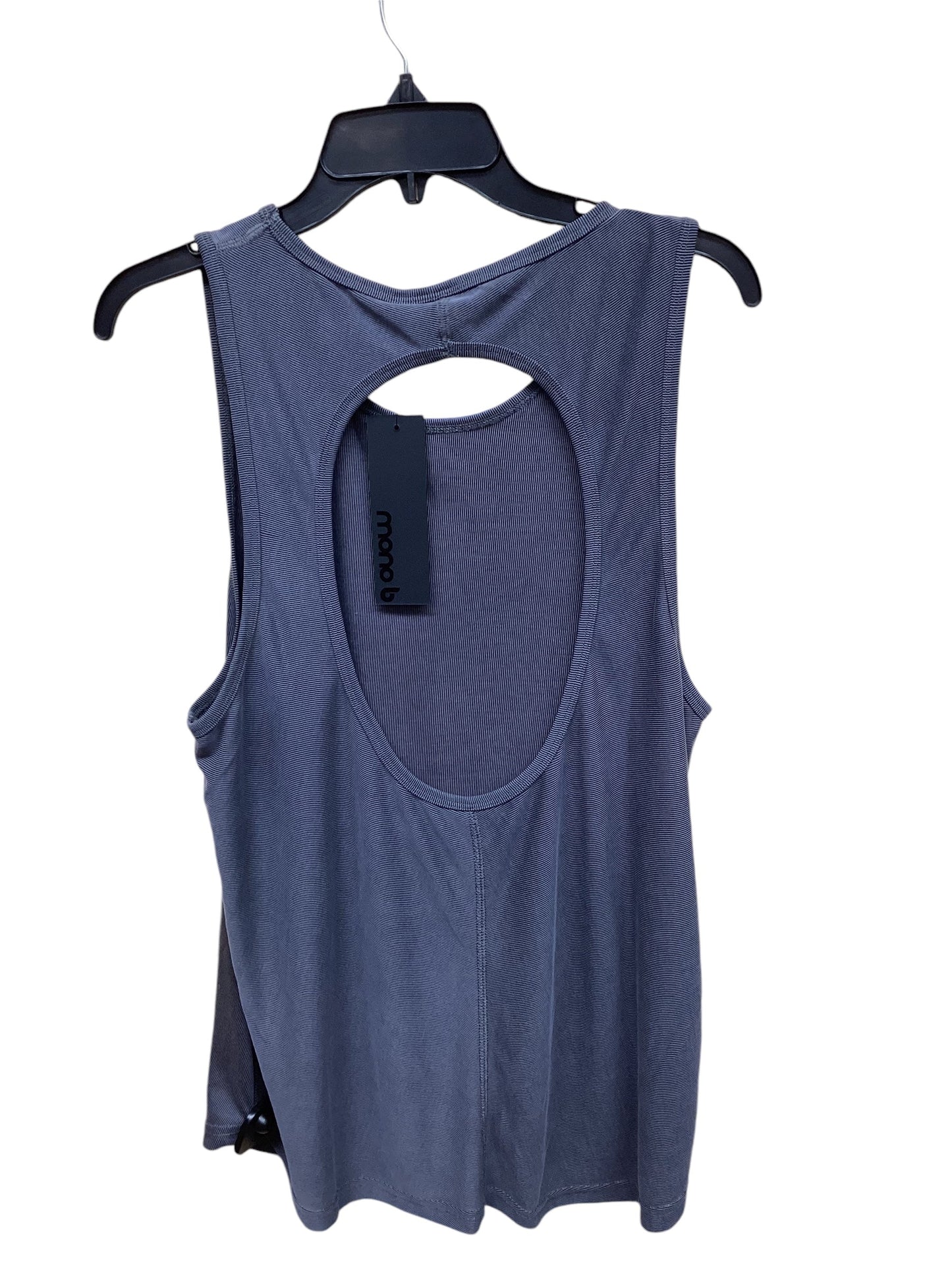 Top Sleeveless By Mono B In Grey, Size: L