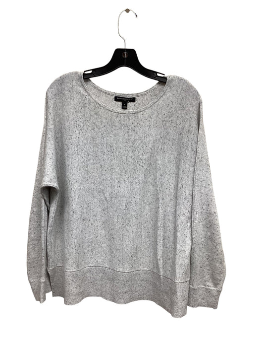 Top Long Sleeve By Banana Republic In Grey, Size: L