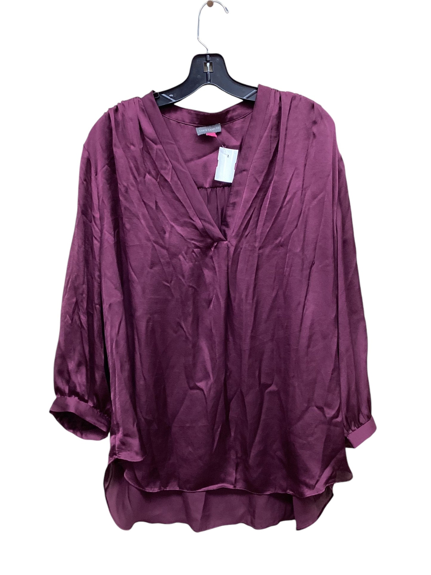 Top Long Sleeve By Vince Camuto In Purple, Size: 3x