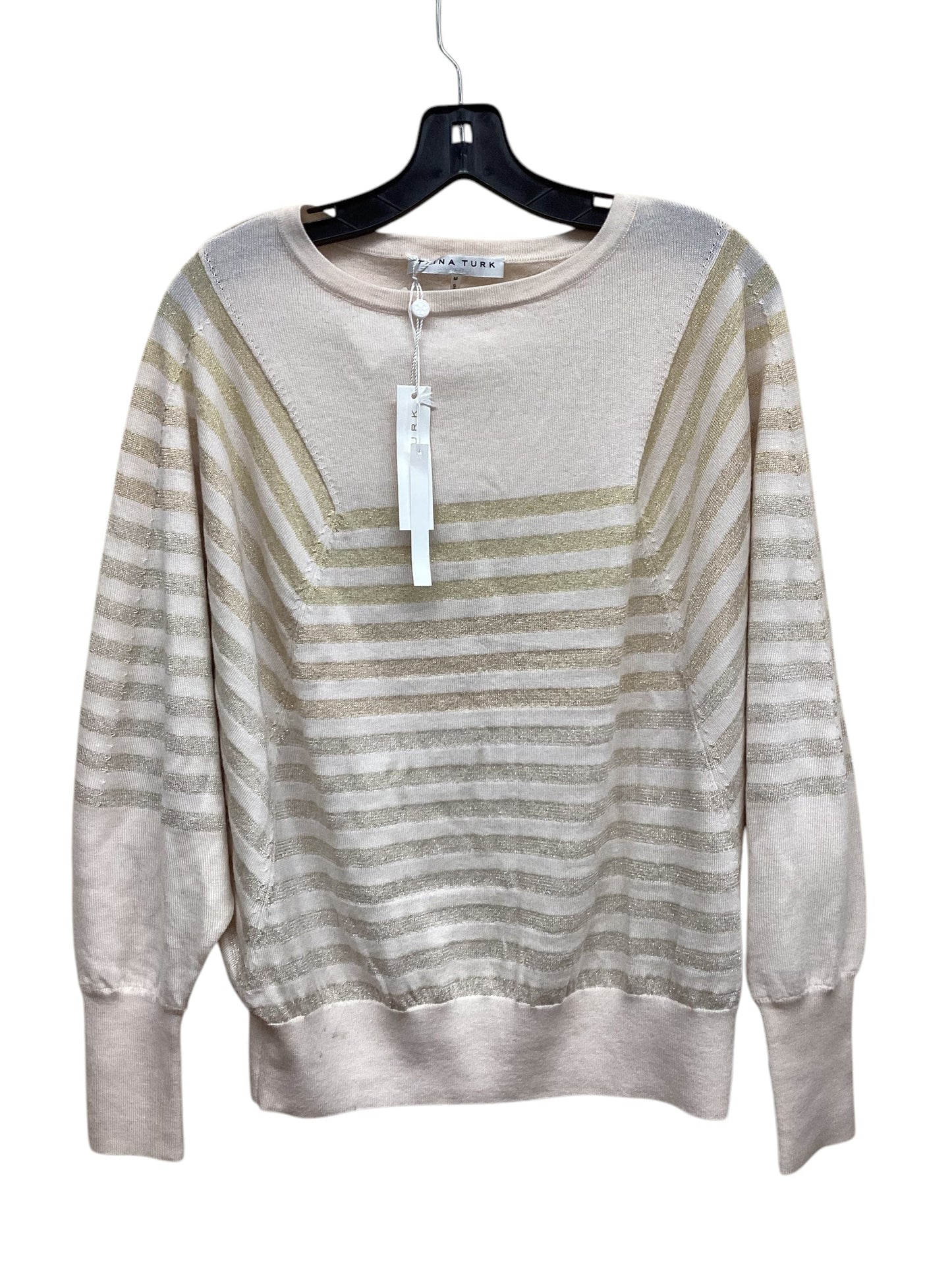 Top Long Sleeve By Trina Turk In Striped Pattern, Size: M