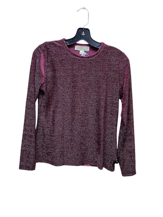 Top Long Sleeve By Michael By Michael Kors In Purple, Size: Sp