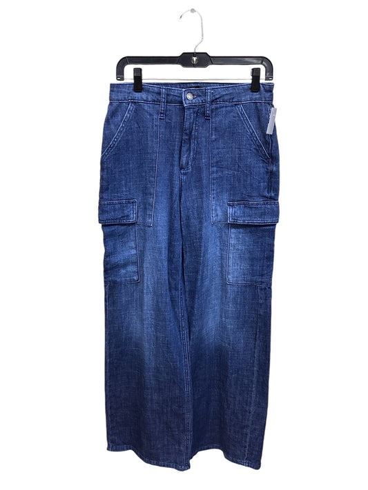 Jeans Wide Leg By Simply Vera In Blue Denim, Size: 8