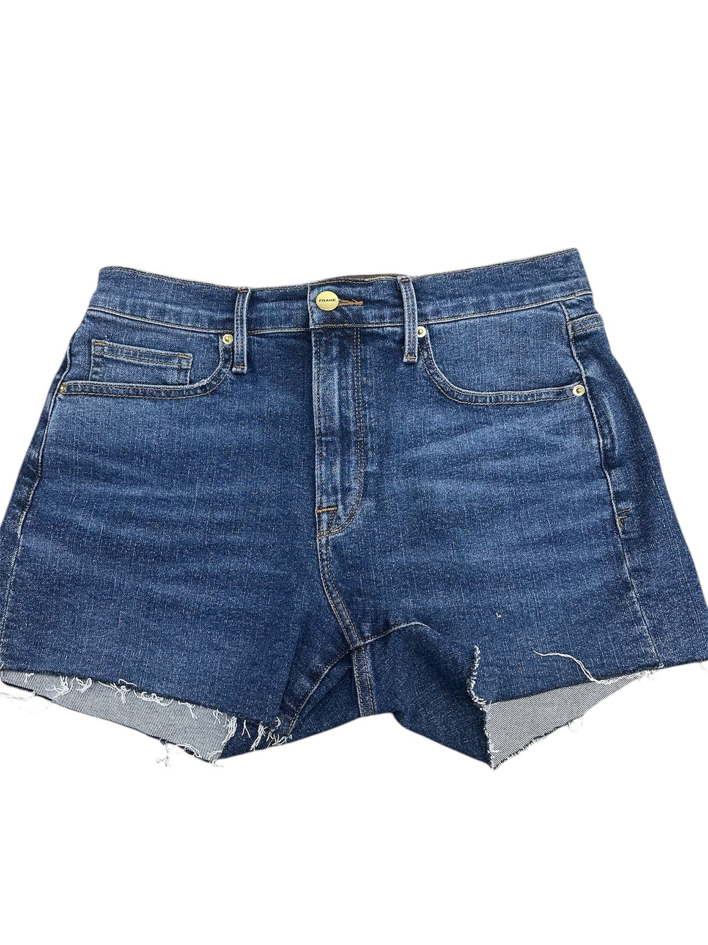 Shorts By Frame In Blue Denim, Size: 4