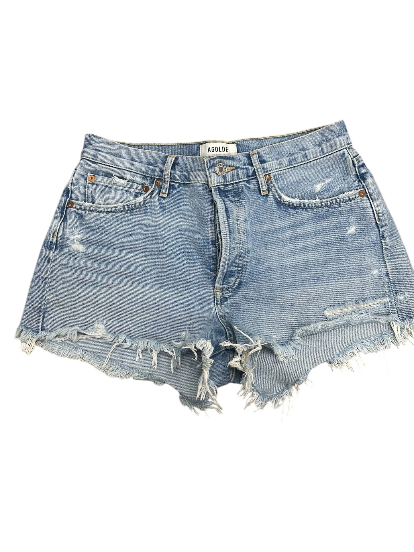 Shorts By Agolde In Blue Denim, Size: 4