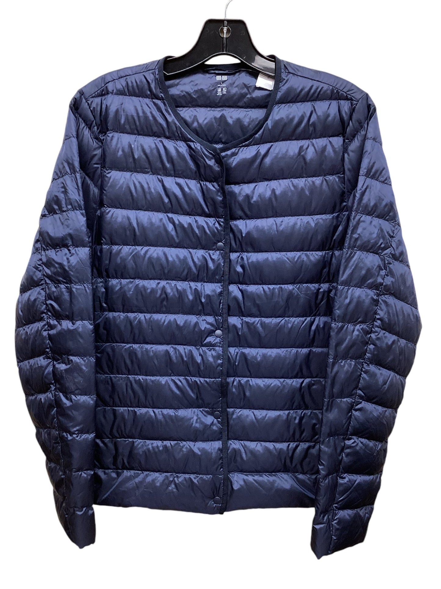 Coat Puffer & Quilted By Clothes Mentor In Blue, Size: L