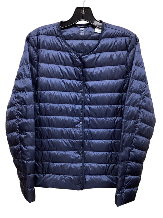 Coat Puffer & Quilted By Clothes Mentor In Blue, Size: L