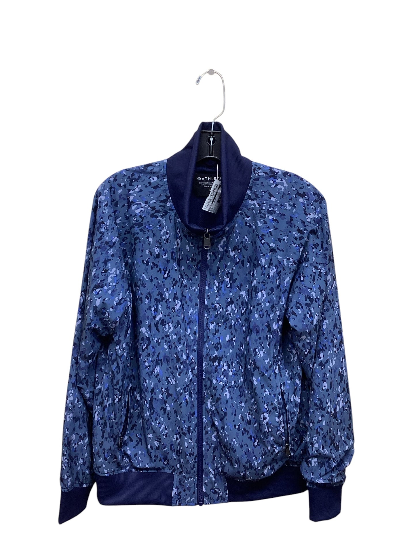 Athletic Jacket By Athleta In Blue, Size: M