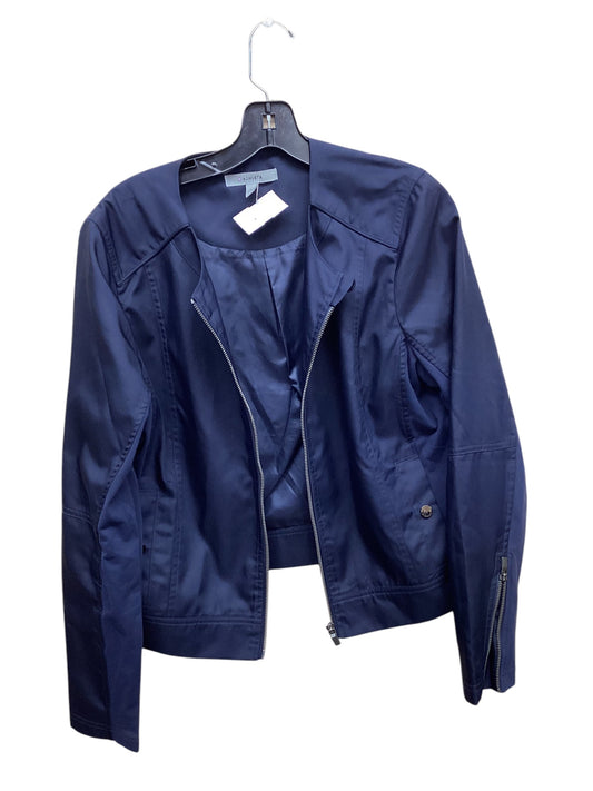 Athletic Jacket By Athleta In Blue, Size: L