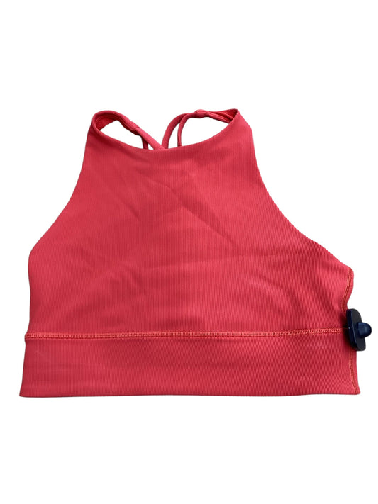 Athletic Bra By Lululemon In Red, Size: 6