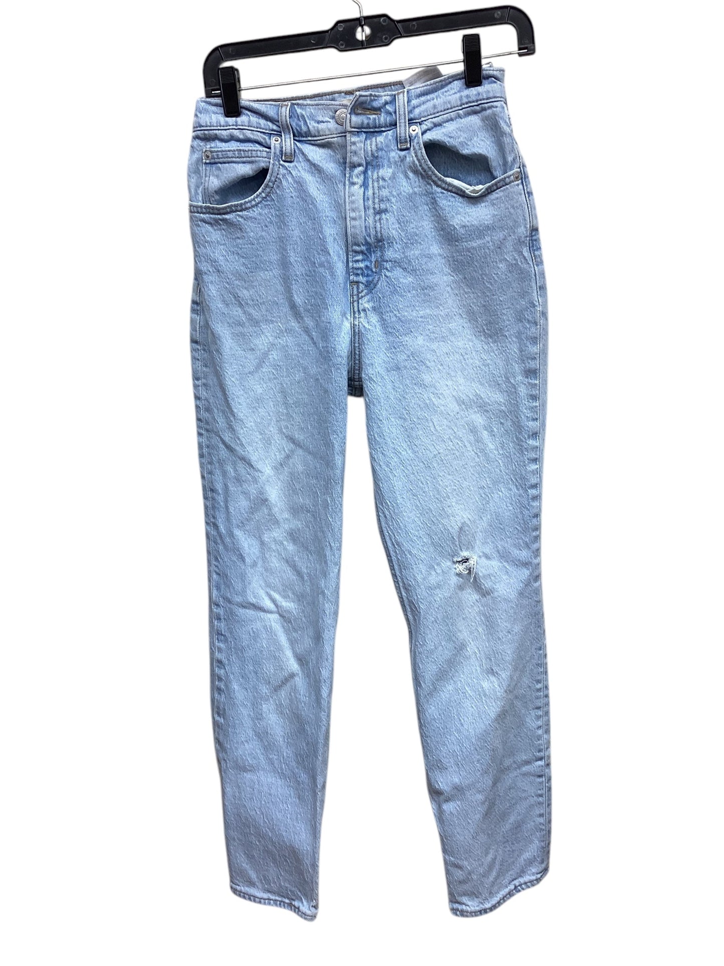 Jeans Straight By Levis In Blue Denim, Size: 2