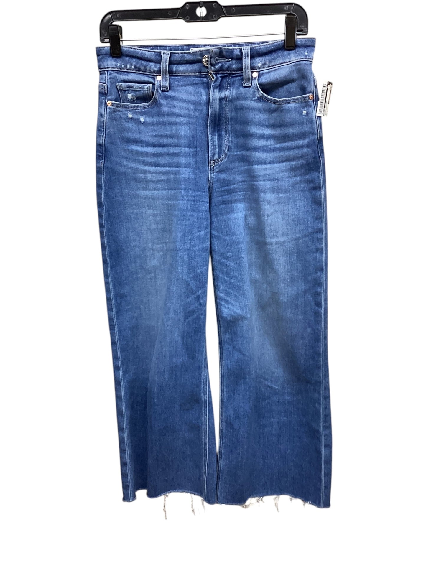 Jeans Straight By Paige In Blue Denim, Size: 2