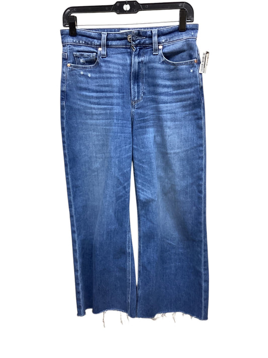 Jeans Straight By Paige In Blue Denim, Size: 2