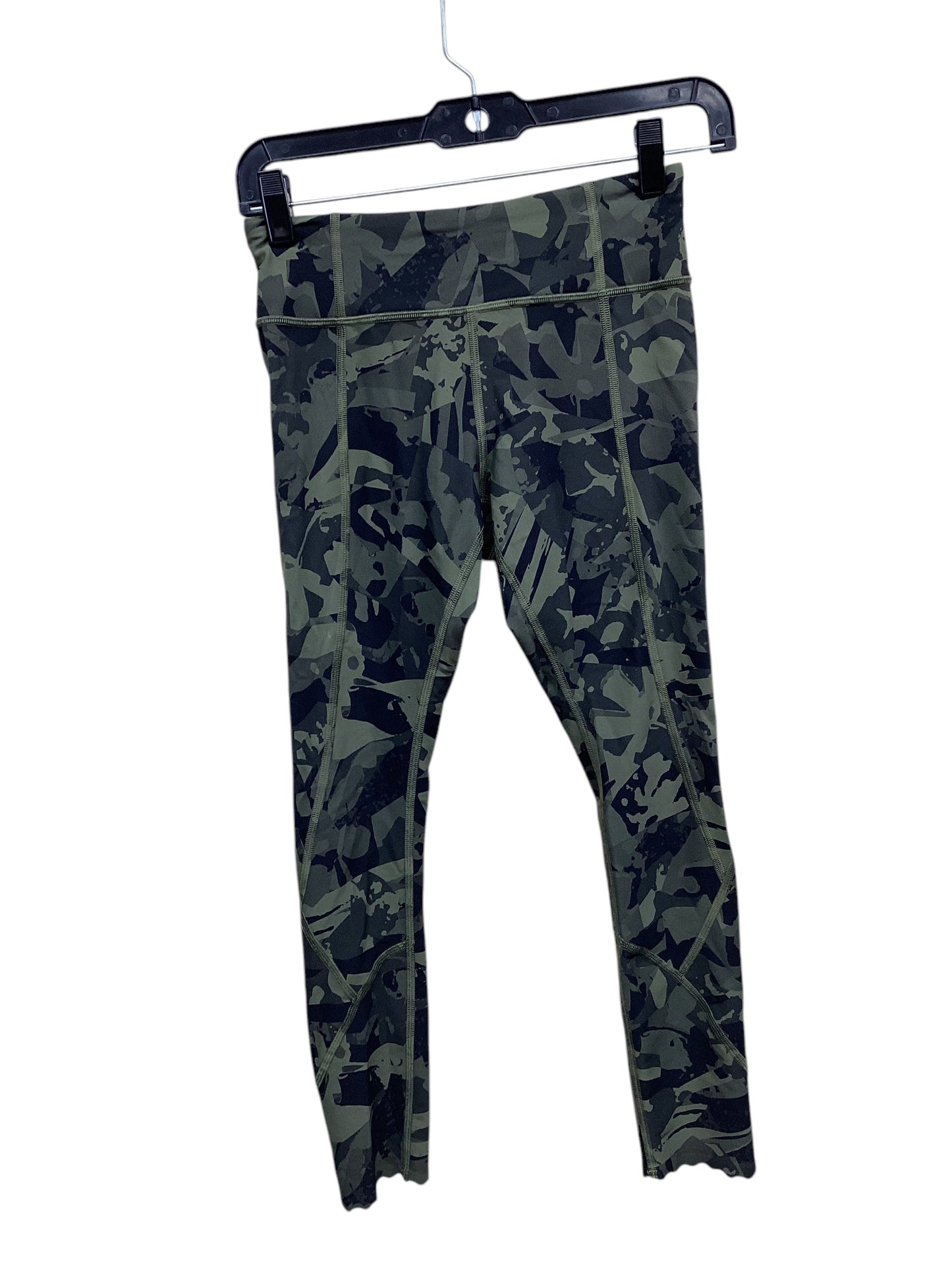 Athletic Leggings By Lululemon In Camouflage Print, Size: 4