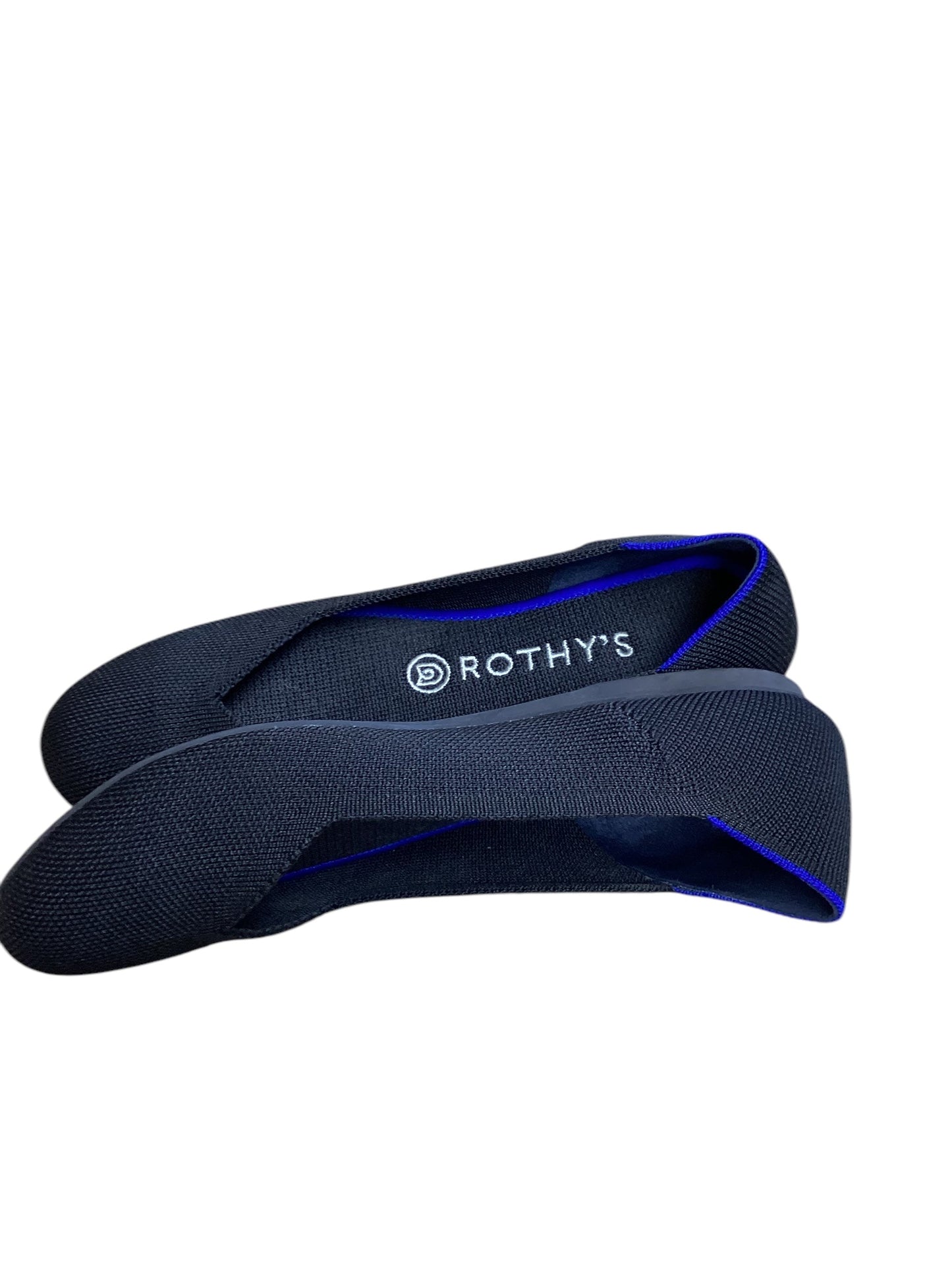 Shoes Flats By Rothys In Black & Blue, Size: 8