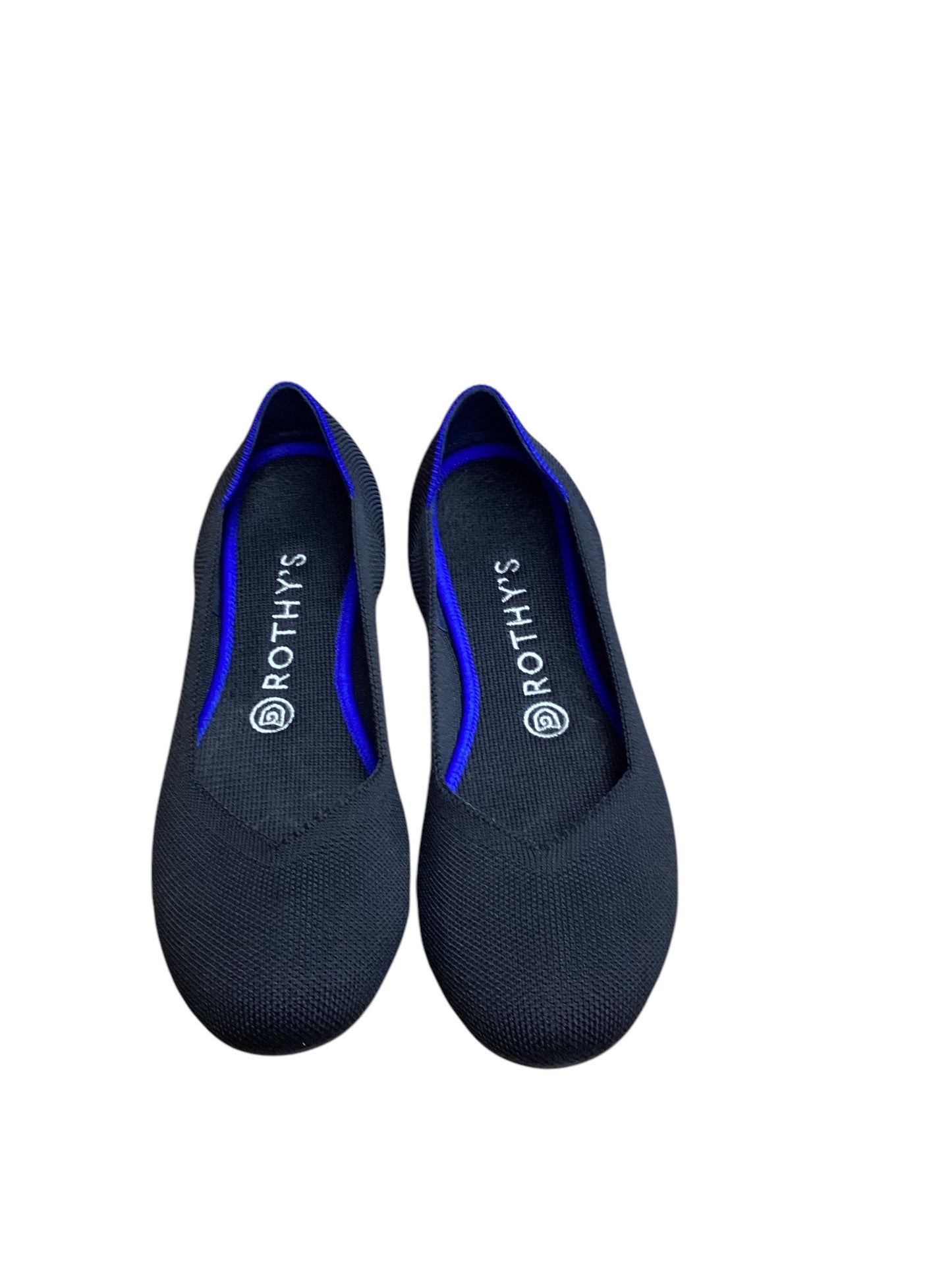 Shoes Flats By Rothys In Black & Blue, Size: 8