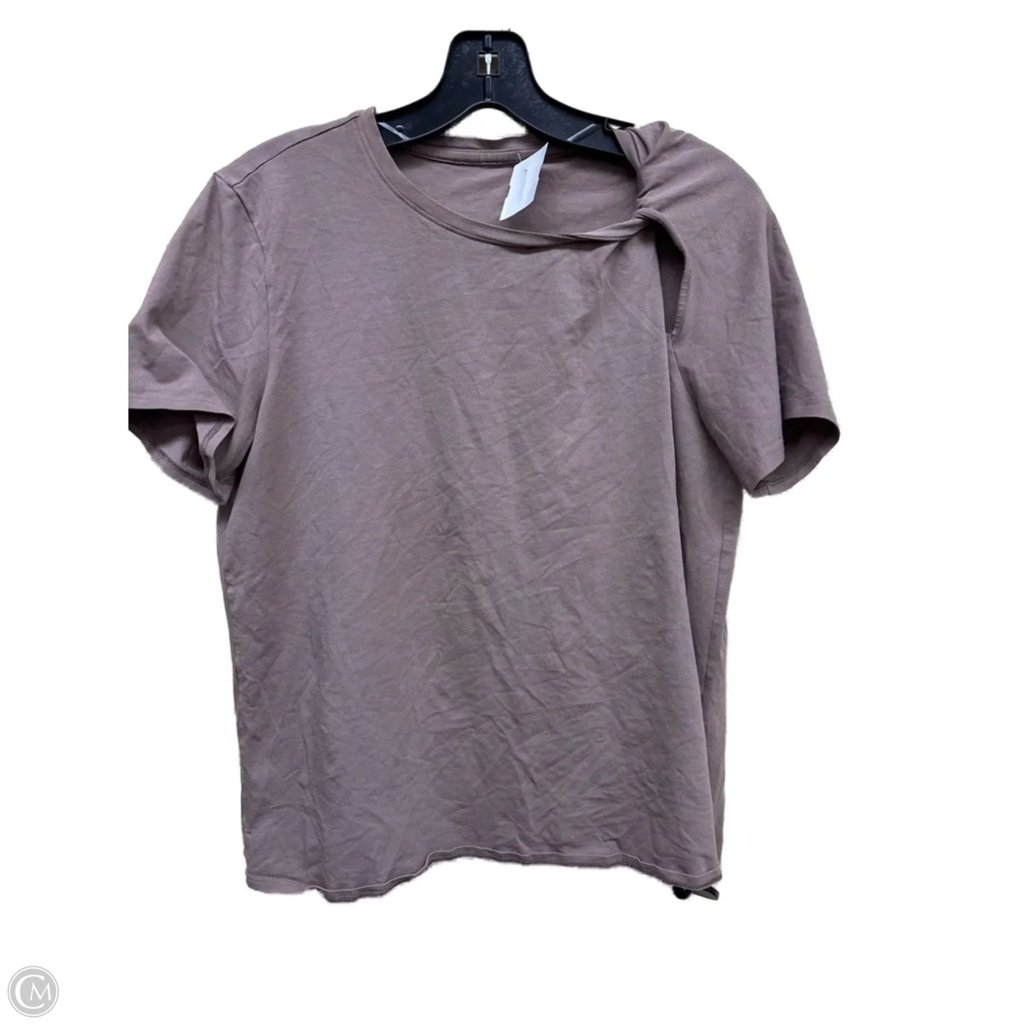 Athletic Top Short Sleeve By Lululemon In Mauve