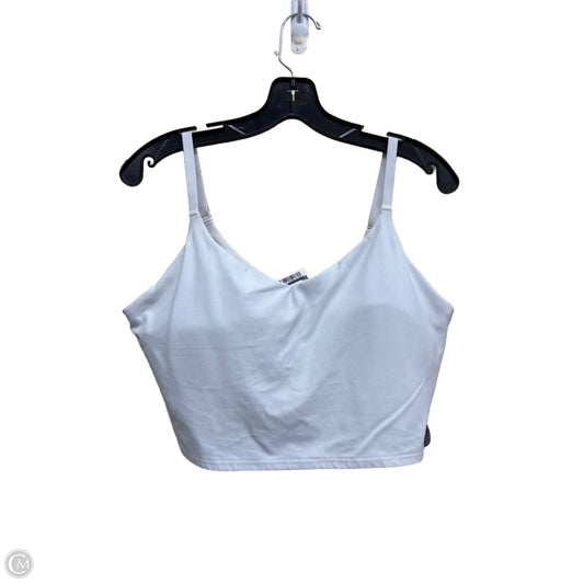 Athletic Bra By Athleta In White, Size: Xl