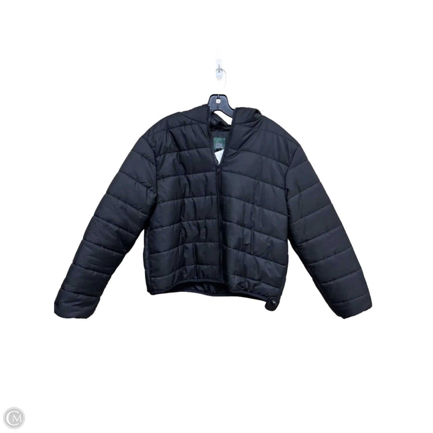 Jacket Puffer & Quilted By Wild Fable In Black, Size: S
