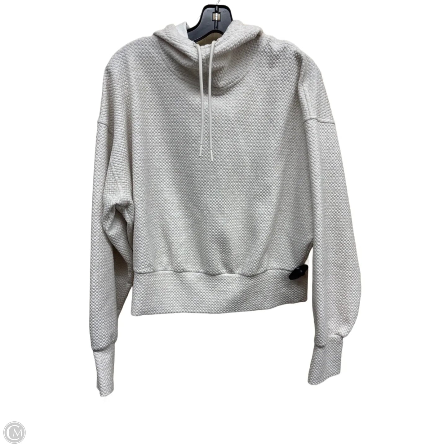 Sweatshirt Hoodie By Old Navy In Beige, Size: M