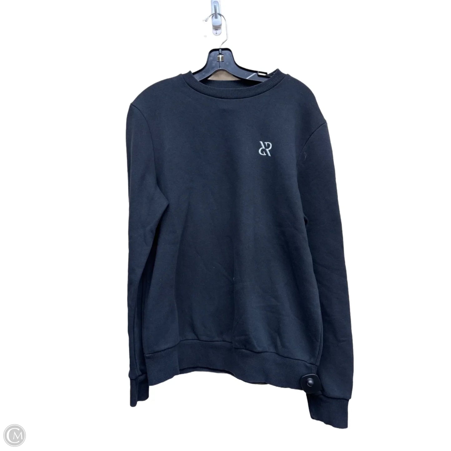 Sweatshirt Crewneck By Clothes Mentor In Black, Size: M