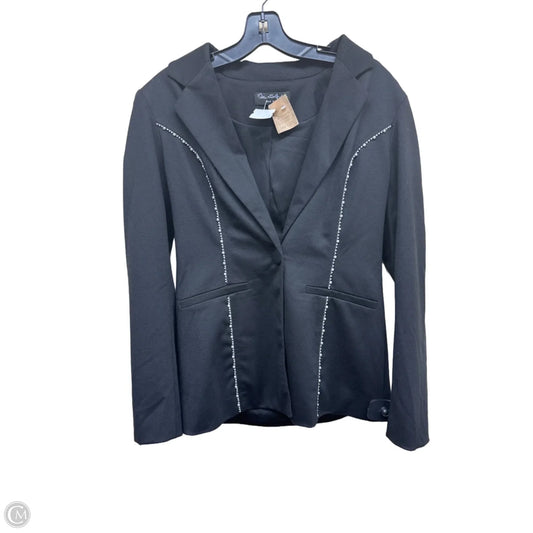 Blazer By Clothes Mentor In Black, Size: 4