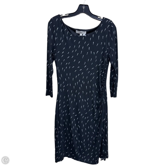 Dress Casual Midi By Loft In Black & White, Size: M