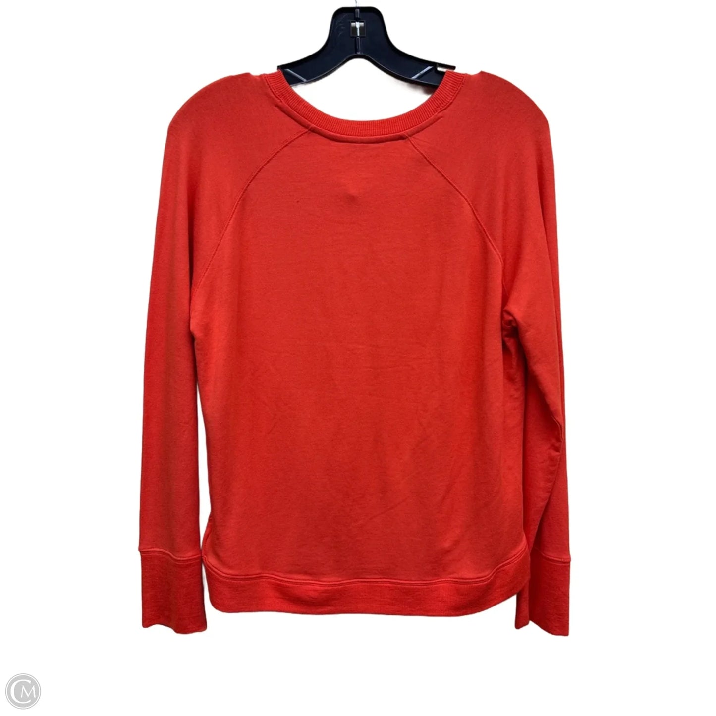 Athletic Top Long Sleeve Crewneck By Athleta In Orange, Size: M