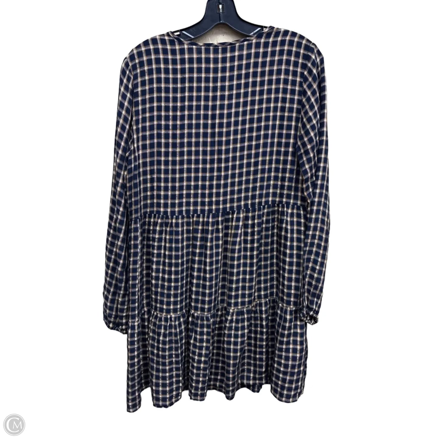 Dress Casual Short By Loft In Checkered Pattern, Size: S
