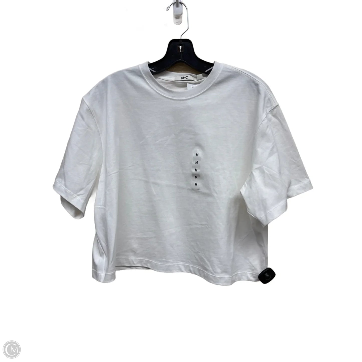 Top Short Sleeve By Uniqlo In White, Size: M