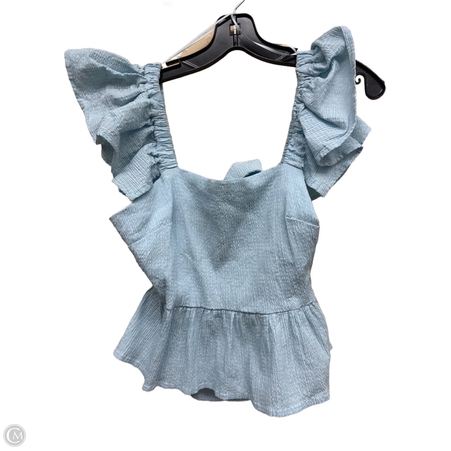 Top Sleeveless By Mi Ami In Blue, Size: L