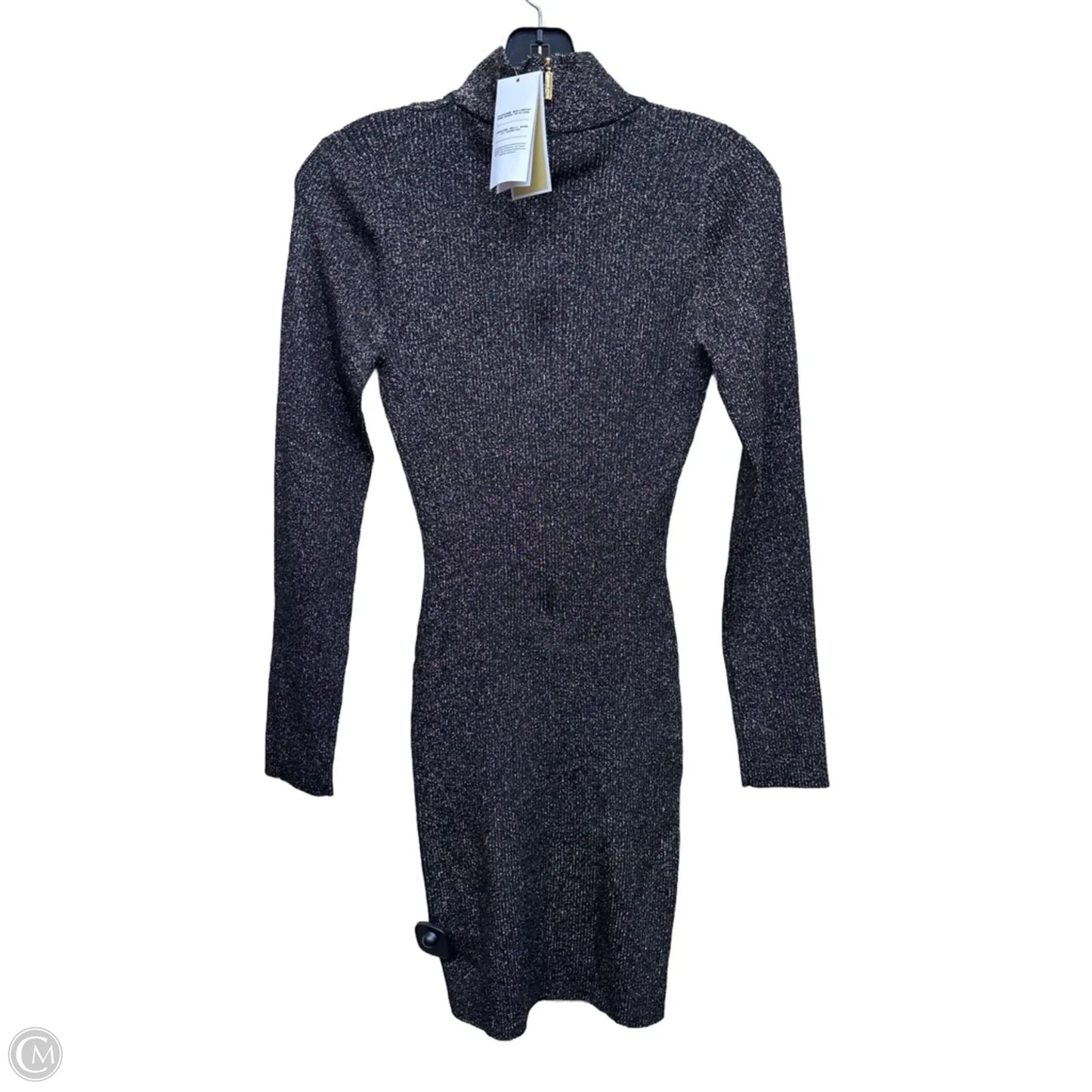 Dress Party Midi By Michael By Michael Kors In Black & Gold, Size: M