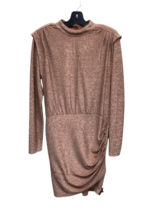 Dress Casual Maxi By Halogen In Bronze, Size: M