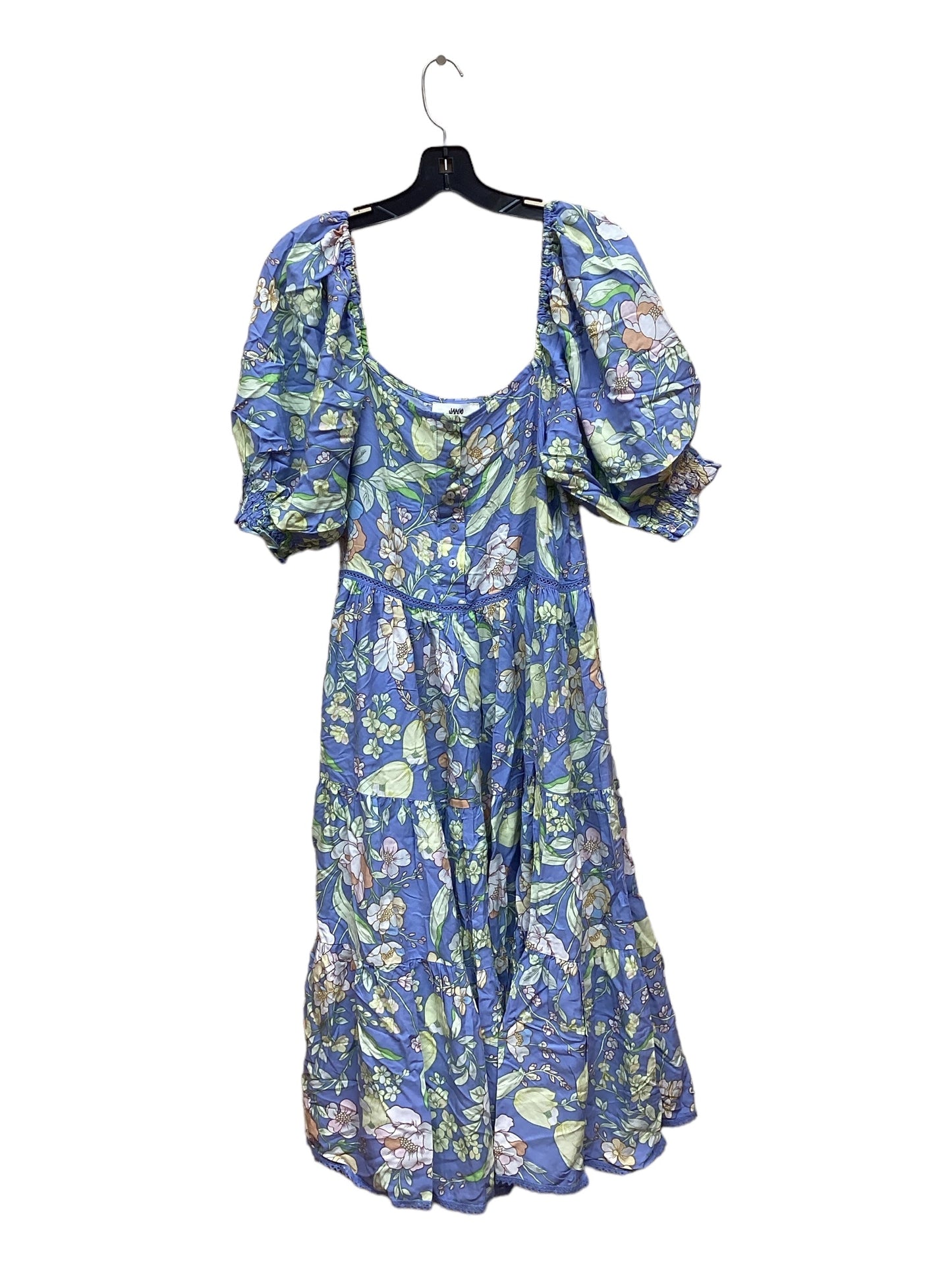 Floral Print Dress Casual Maxi Clothes Mentor, Size S