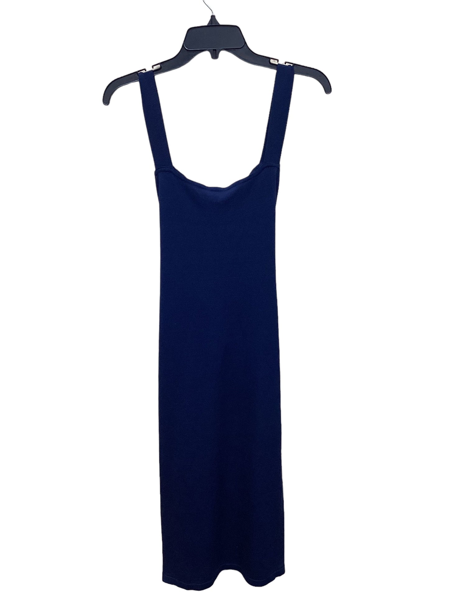 Navy Dress Casual Midi L Agence, Size Xs