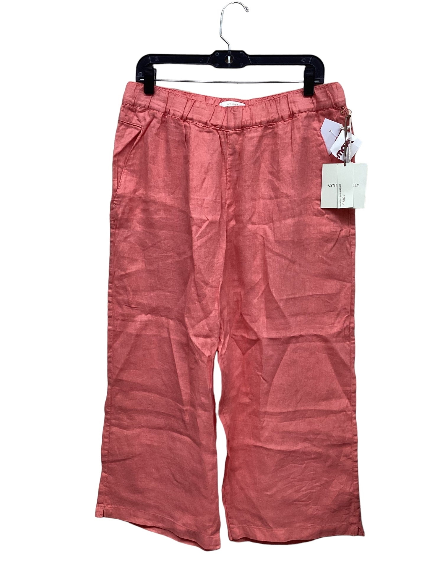 Pants Linen By Cynthia Rowley In Pink, Size: L