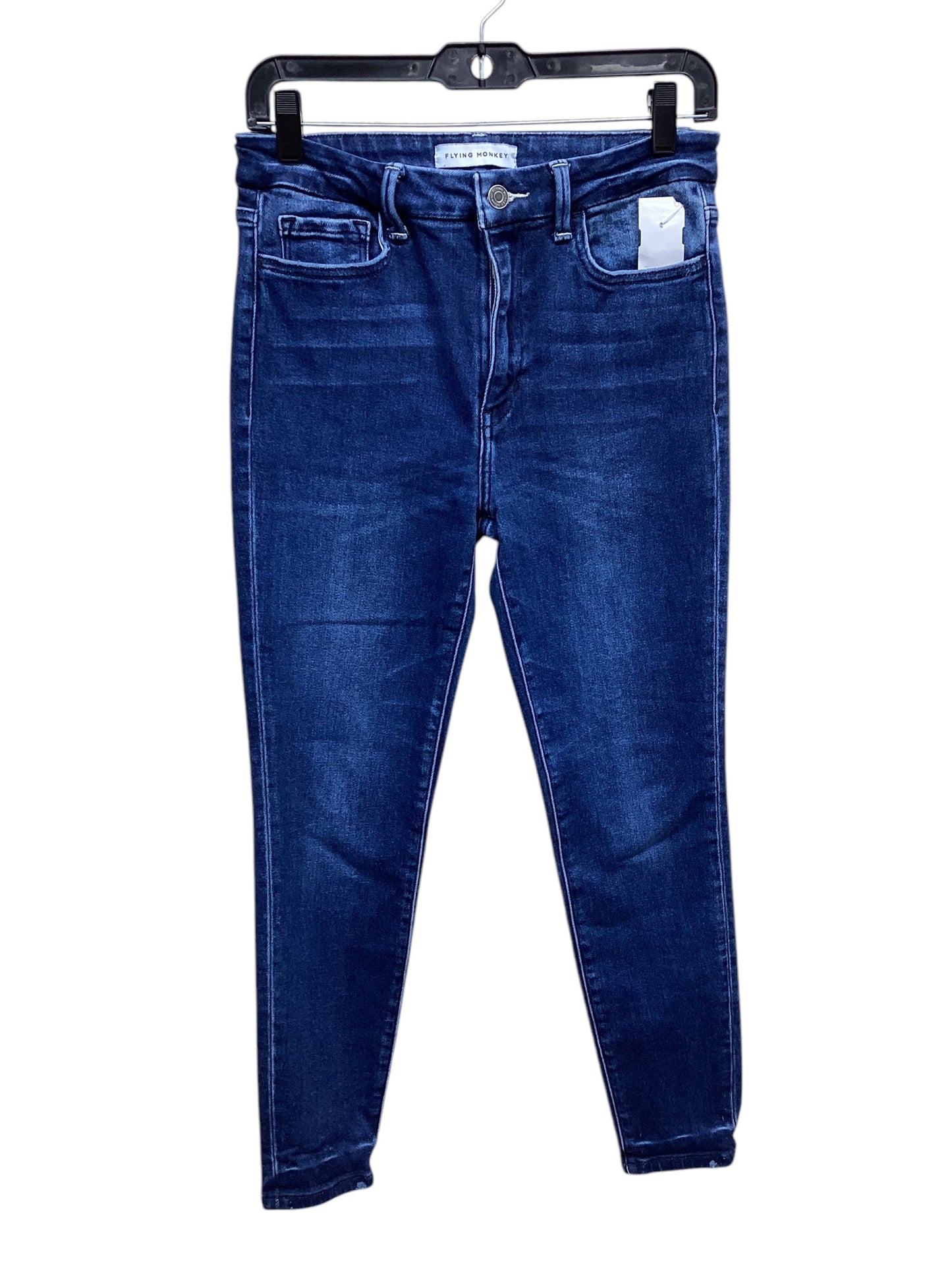 Jeans Skinny By Flying Monkey In Blue Denim, Size: 8