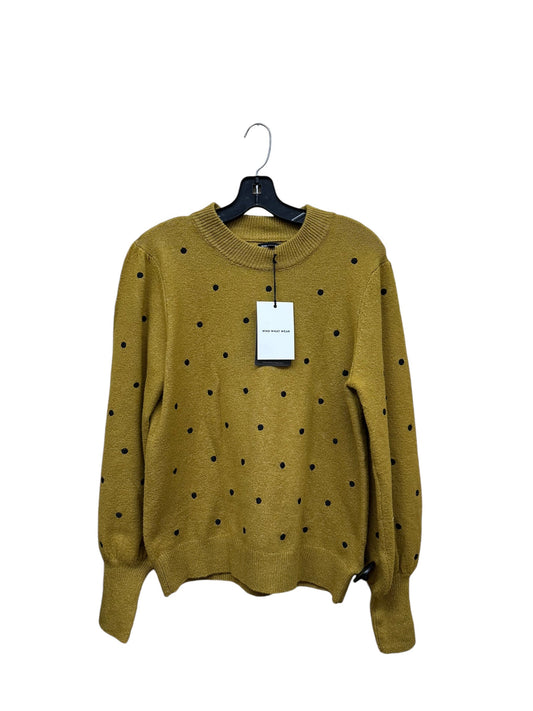 Sweater By Who What Wear In Polkadot Pattern, Size: M