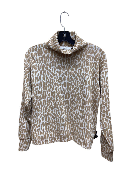 Sweater By Loft In Animal Print, Size: S