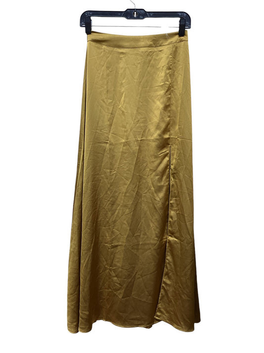 Skirt Maxi By Clothes Mentor In Bronze, Size: S