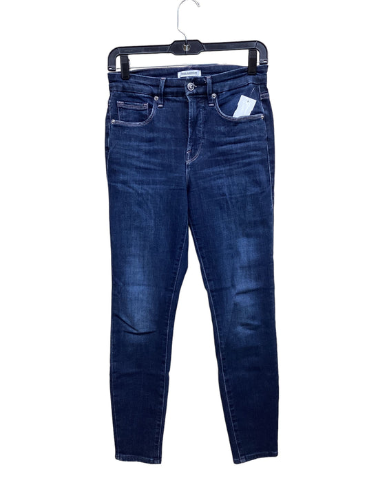 Jeans Skinny By Good American In Blue Denim, Size: 4