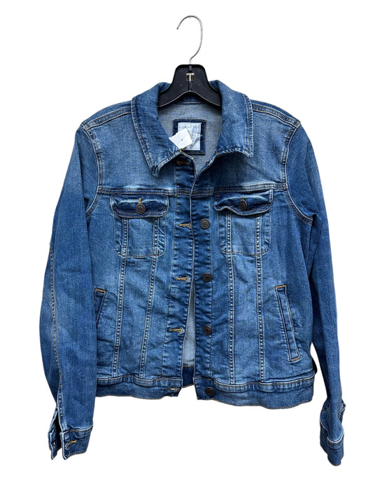 Jacket Denim By Lc Lauren Conrad In Blue Denim, Size: M