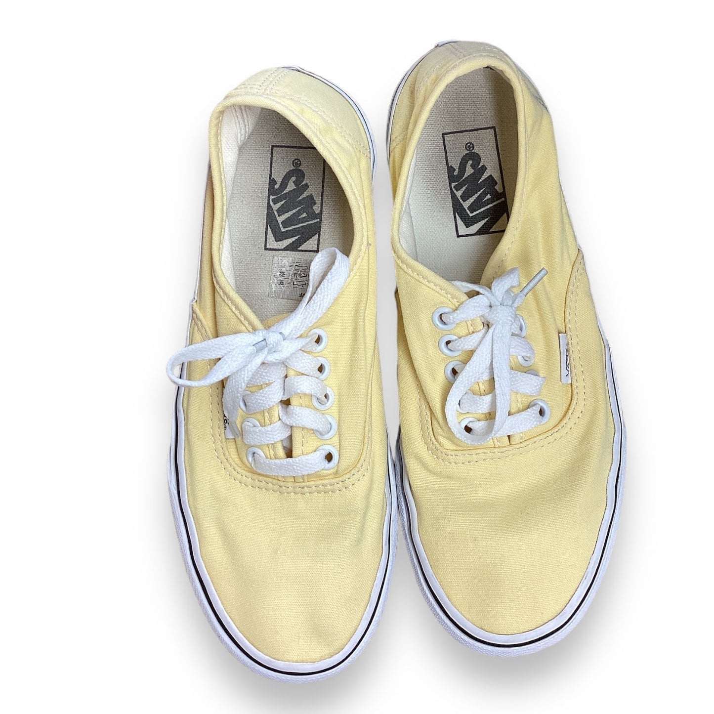 Shoes Sneakers By Vans In Yellow, Size: 8