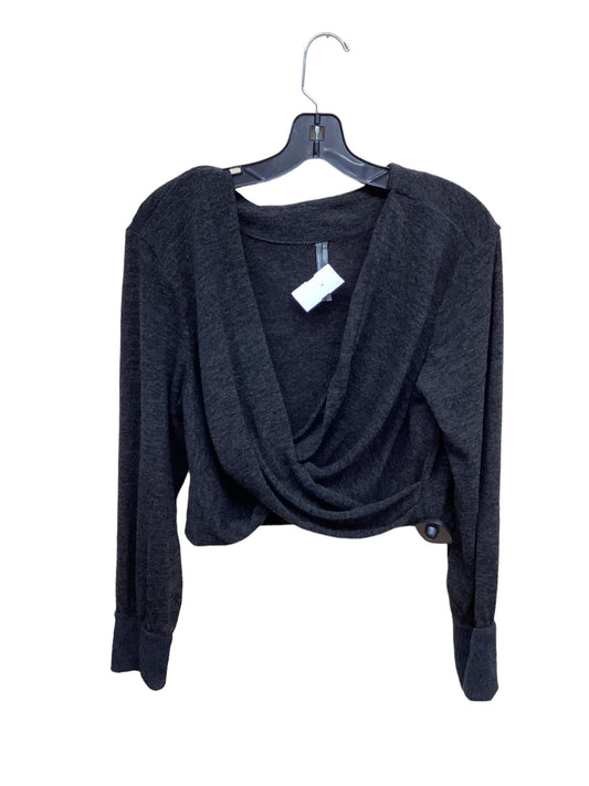 Top Long Sleeve By Anthropologie In Black, Size: S