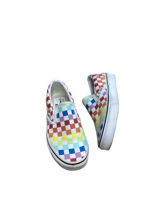 Shoes Sneakers By Vans In Multi-colored, Size: 7