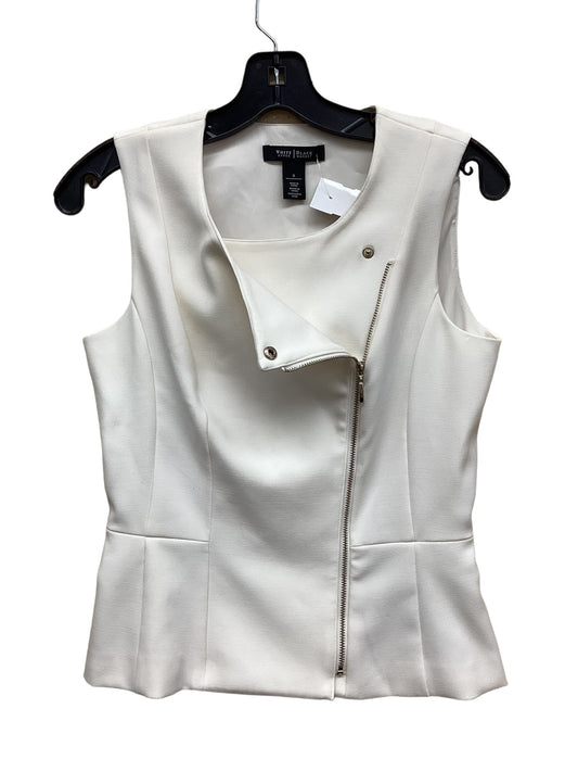 Top Sleeveless By White House Black Market In White, Size: 0