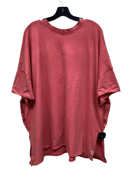 Top Short Sleeve By Free People In Pink, Size: M