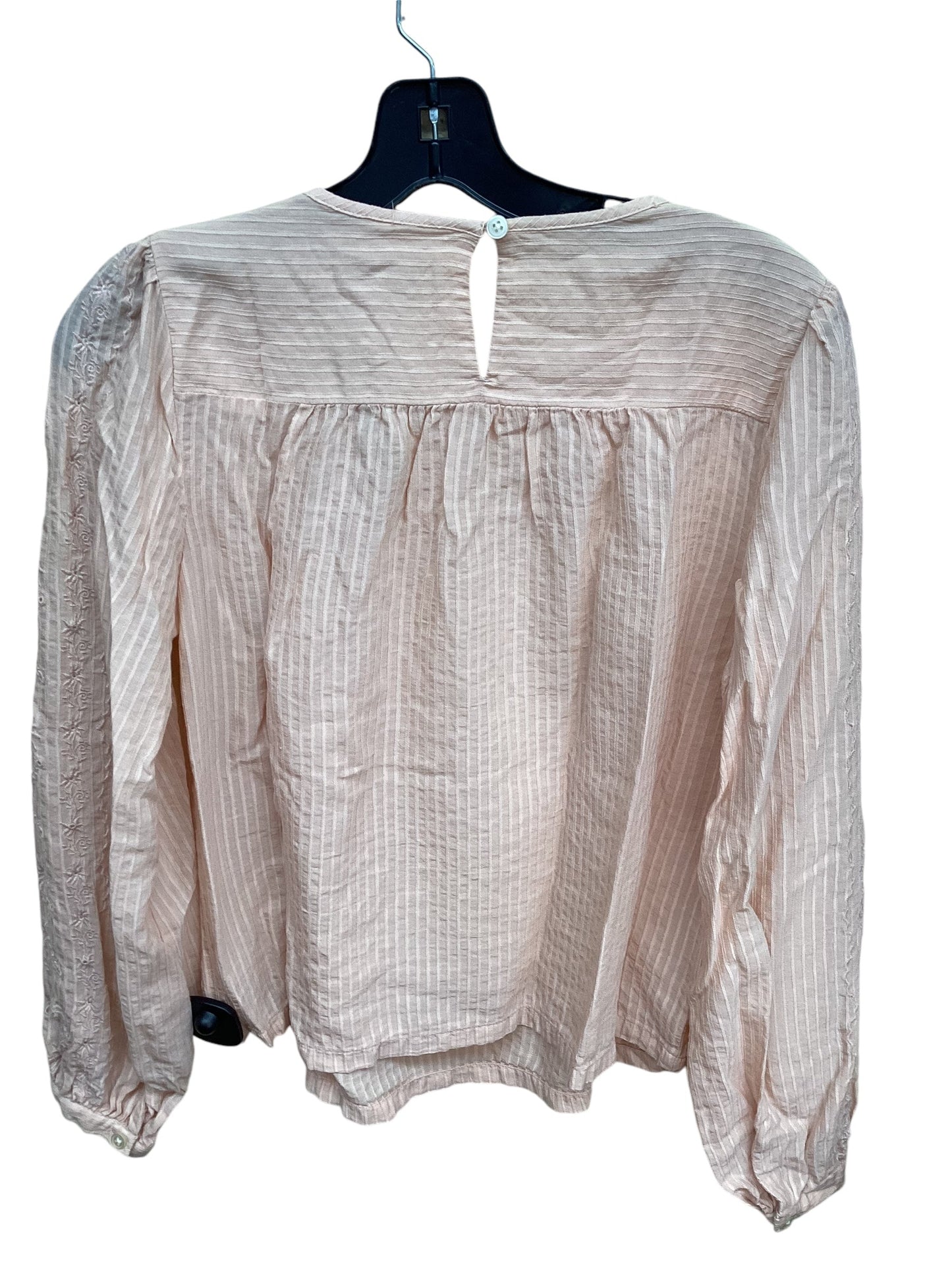 Top Long Sleeve By Loft In Pink, Size: Xs