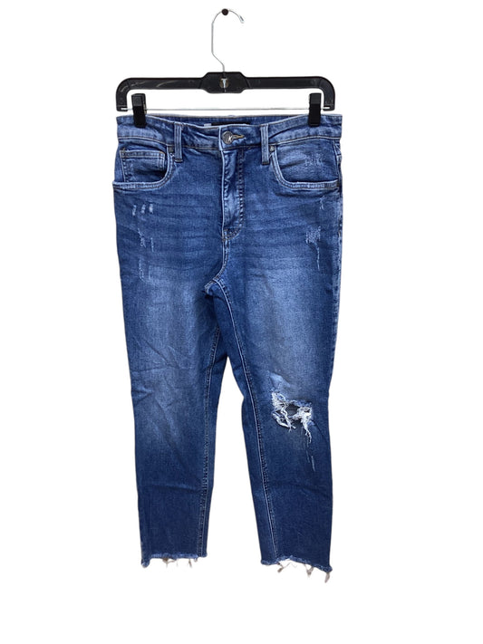 Jeans Straight By Kut In Blue Denim, Size: 4