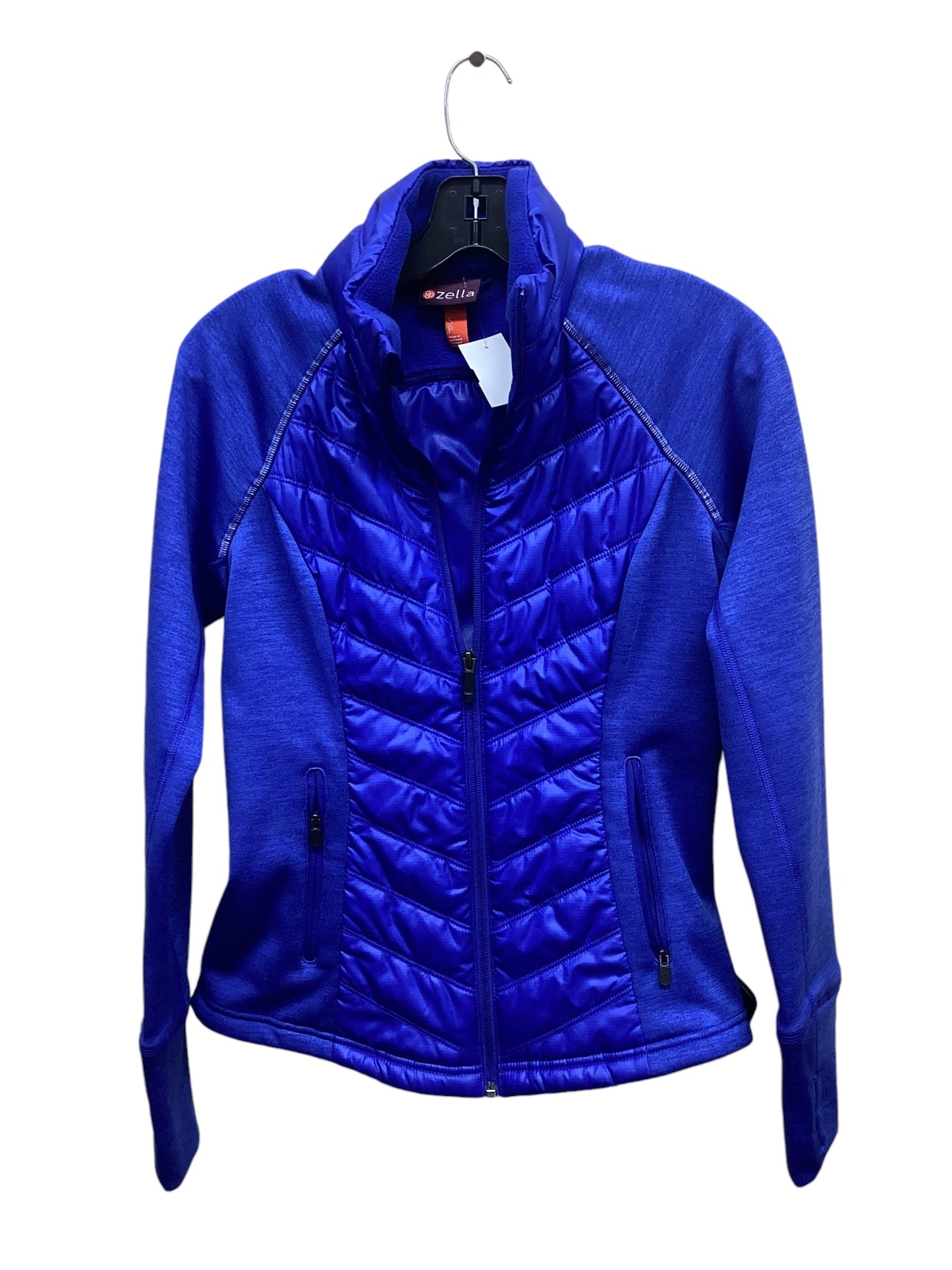 Athletic Jacket By Zella In Blue, Size: S